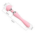 G Spot poussant d&#39;énormes vibrateurs électriques à grande vitesse pour les femmes jouets sexuels long rose en forme de champignon